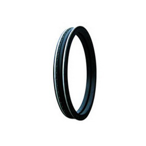 Spool flange rubber joint